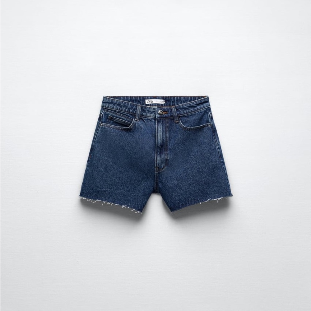 Zara - High Rise denim shorts